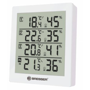 Bresser Temeo Hygro Quadro Weather Station Бяла