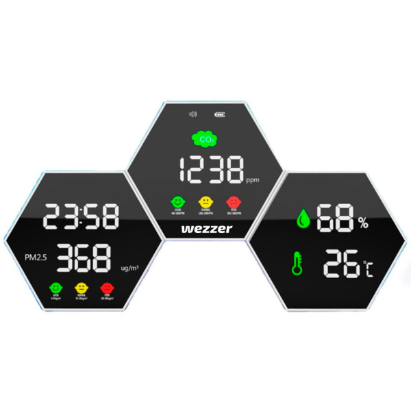 Монитор за качеството на въздуха Levenhuk Wezzer Air PRO DM50