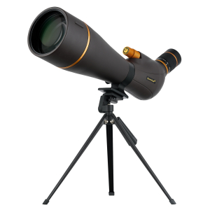 Водоустойчива зрителна тръба Levenhuk Blaze 100 PRO с голям 100 mm обектив и наклонен окуляр.