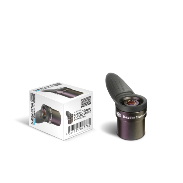 Окуляр Baader Classic Ortho 10mm с HT-MC многослойно покритие за максимален контраст и чистота на образа.